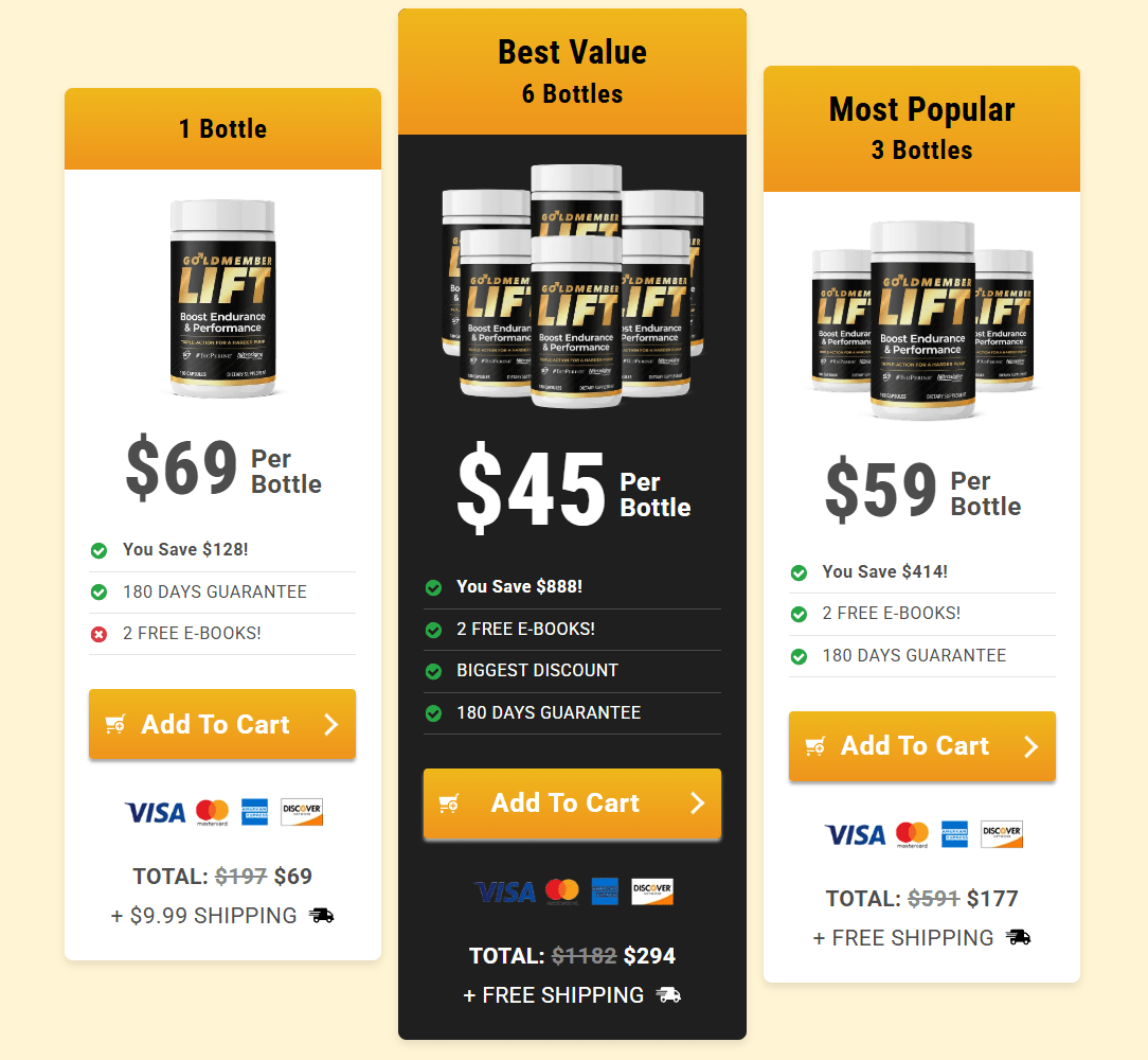 Goldmember Lift price